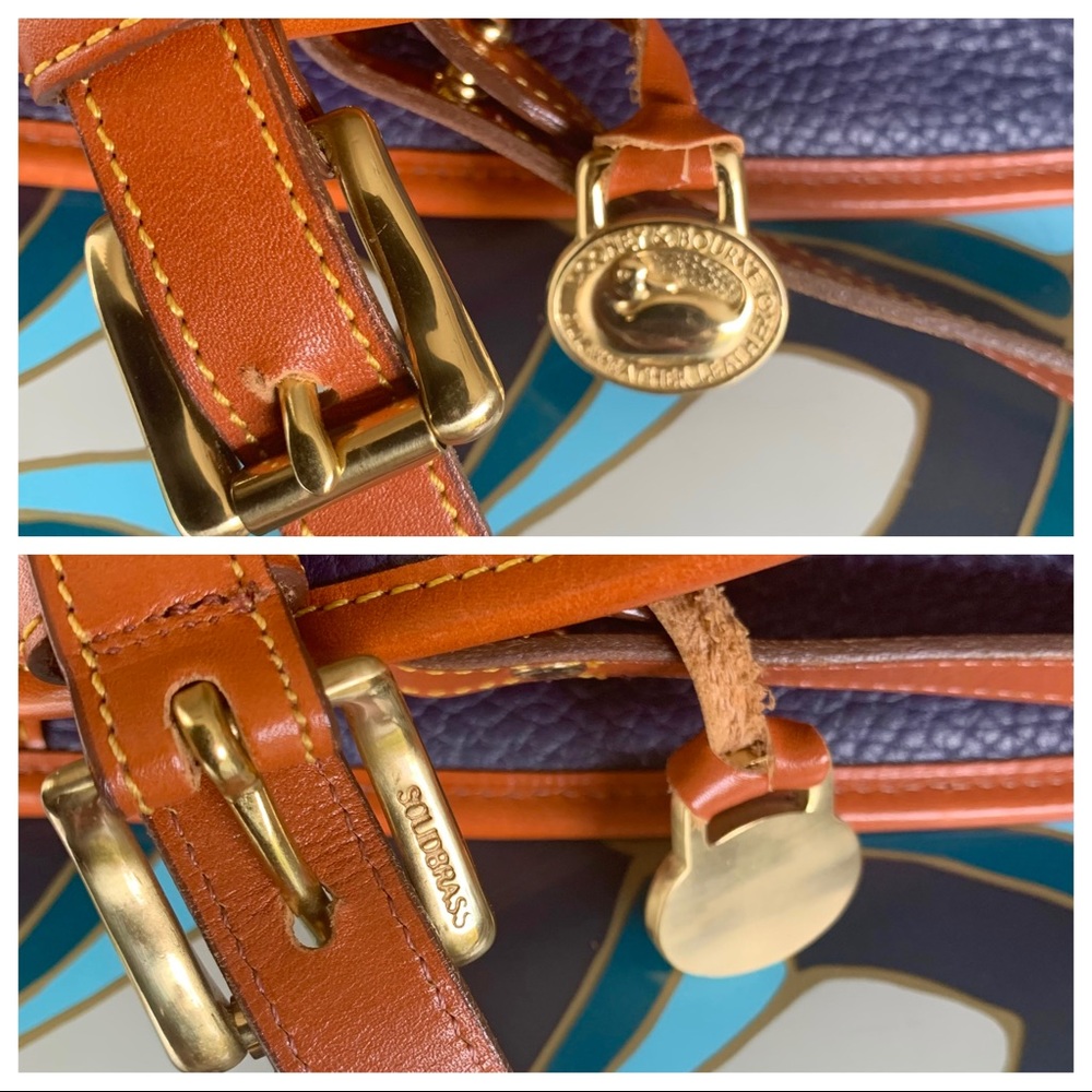 💙Air Force Blue Dooney & Bourke Vintage Essex Bag - Picture 10 of 15